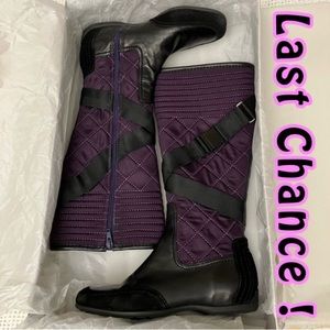 Nine West  purple plum/ black boots FIRM PRICE